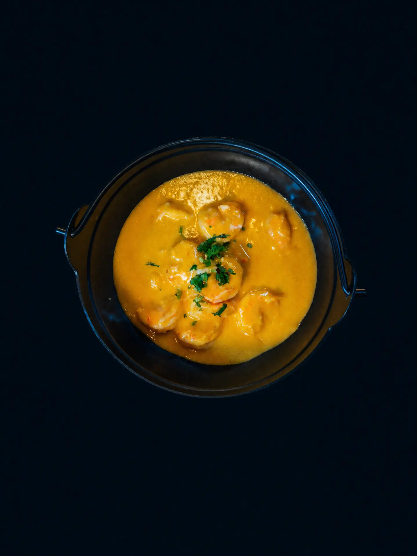 Encocado de camarones con arroz