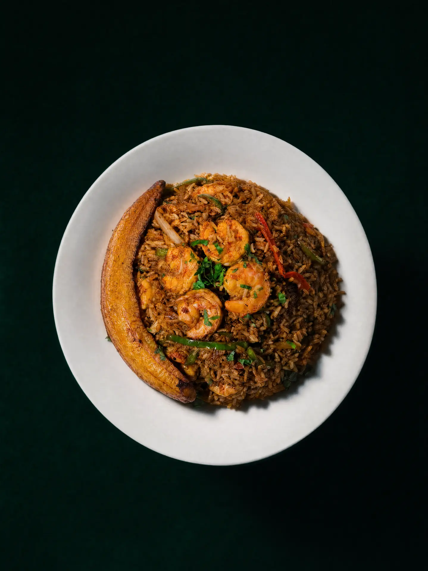 Arroz con camarón ecuatoriano