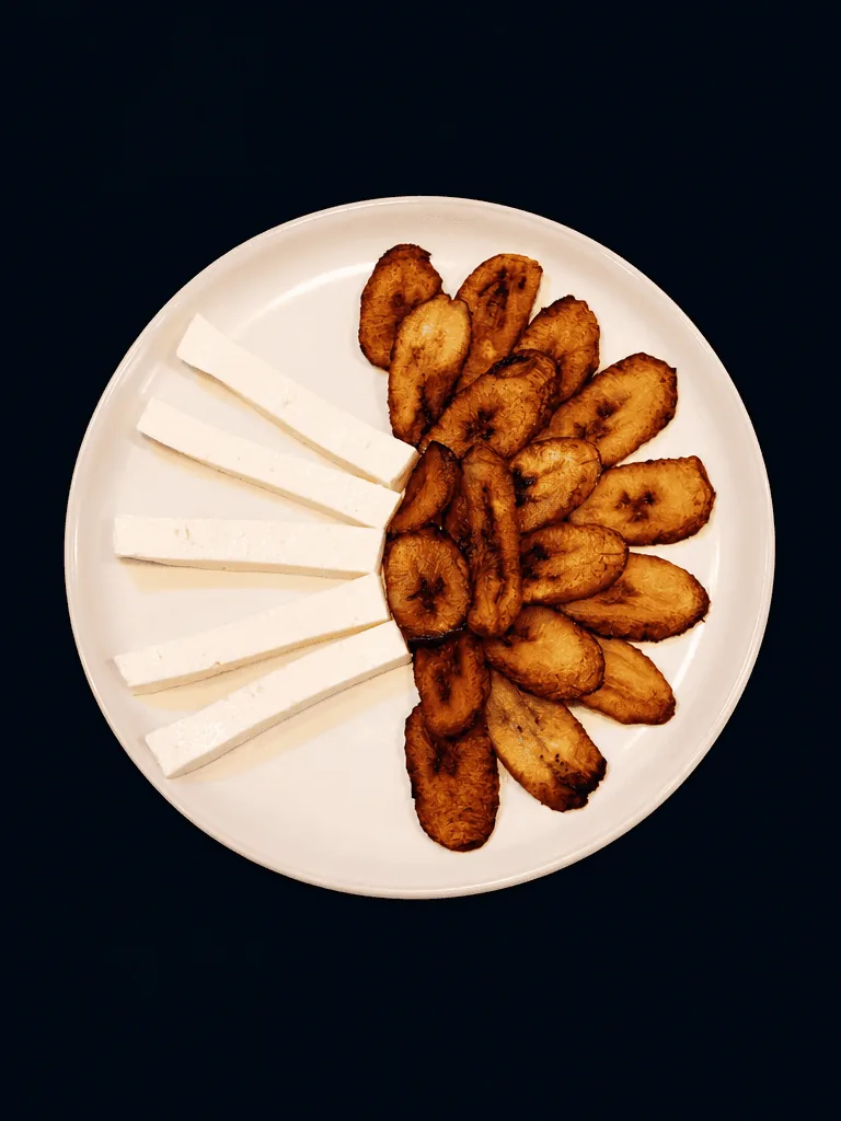 Maduros con queso